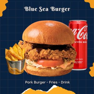 Combo Pork Burger - Fries - Drink